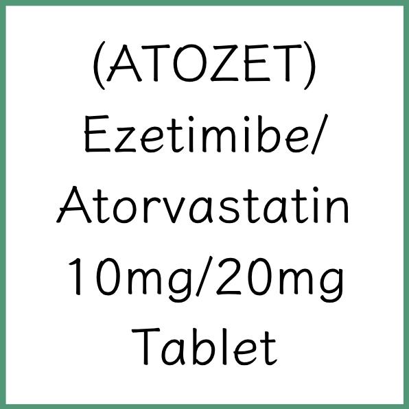 ATOZET 易降脂 | Ezetimibe/Atorvastatin  10mg/20mg Tablet