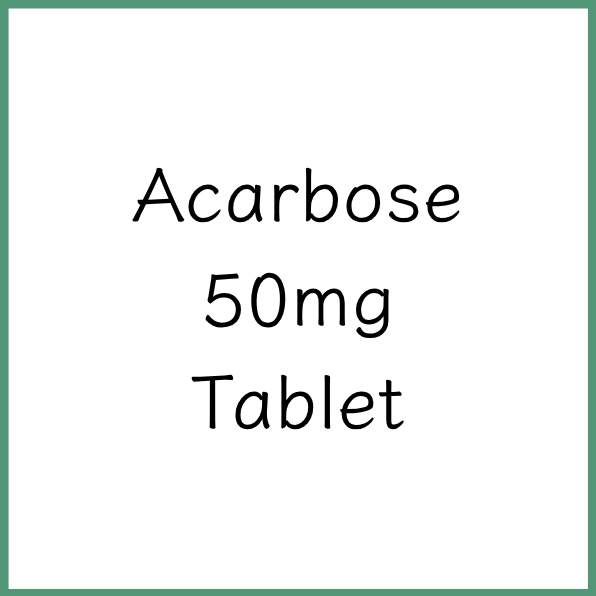 Acarbose 50mg Tablet