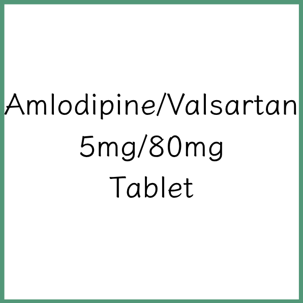 Amlodipine/Valsartan 5mg/80mg Tablet