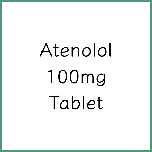 Atenolol 100mg Tablet
