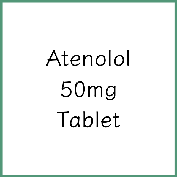 Atenolol 50mg Tablet
