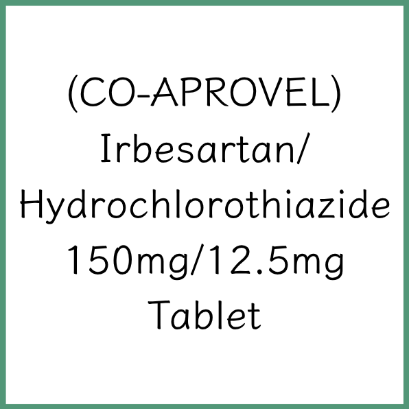COAPROVEL 樂壓舒 | Irbesartan/Hydrochlorothiazide 150mg/12.5mg Tablet