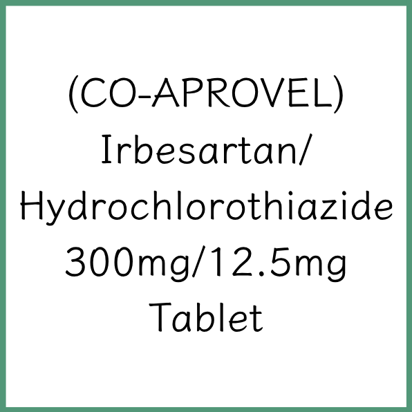 COAPROVEL 樂壓舒 | Irbesartan/Hydrochlorothiazide 300mg/12.5mg Tablet