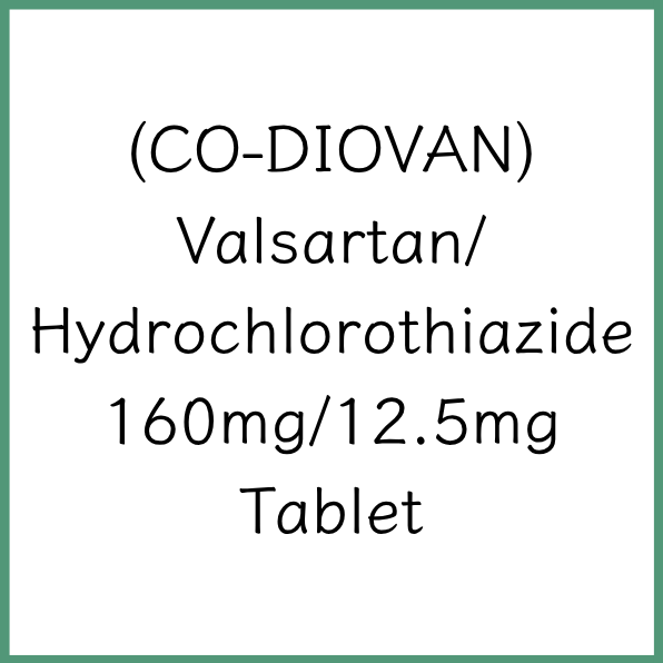 CO-DIOVAN | Valsartan/Hydrochlorothiazide 80mg/12.5mg Tablet