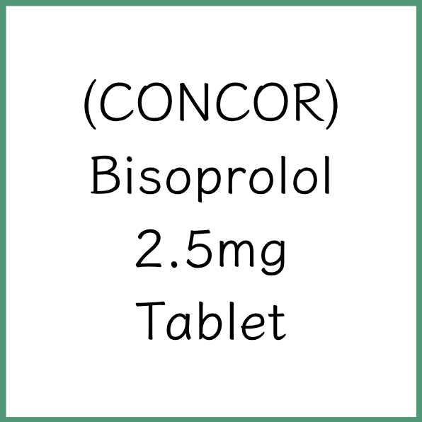 CONCOR 康忻 | Bisoprolol 2.5mg Tablet