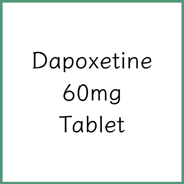 Dapoxetine 60mg Tablet
