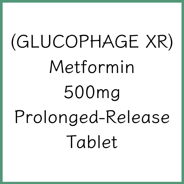 GLUCOPHAGE XR 顧糖維－長效版 | Metformin 500mg Prolonged-Release Tablet