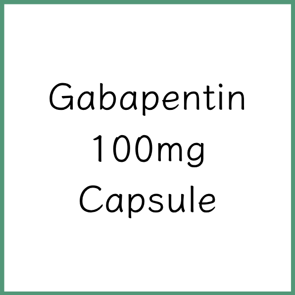 Gabapentin 100mg Capsule