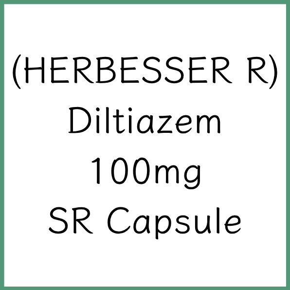 HERBESSER R100 | Diltiazem 100mg Sustained-Release Capsule