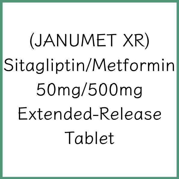 JANUMET XR 康諾胰 | Sitagliptin/Metformin 50mg/500mg Extended-Release Tablet