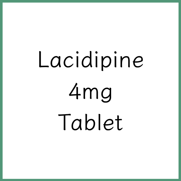 Lacidipine 4mg Tablet