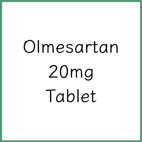 Olmesartan 20mg Tablet