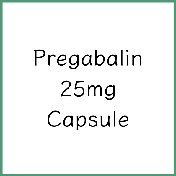 Pregabalin 25mg Capsule