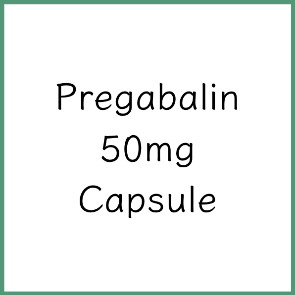 Pregabalin 50mg Capsule