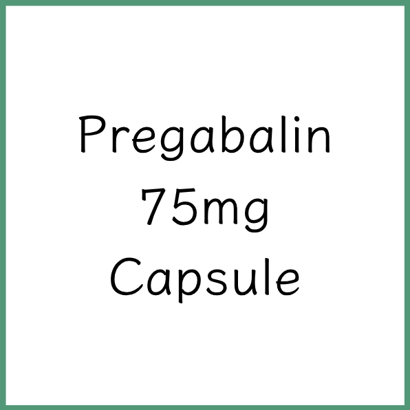 Pregabalin 75mg Capsule
