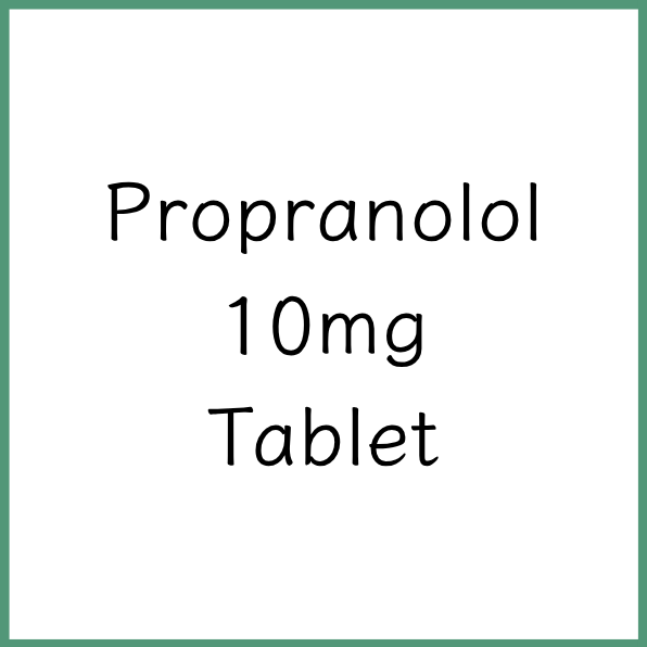 Propranolol 10mg Tablet