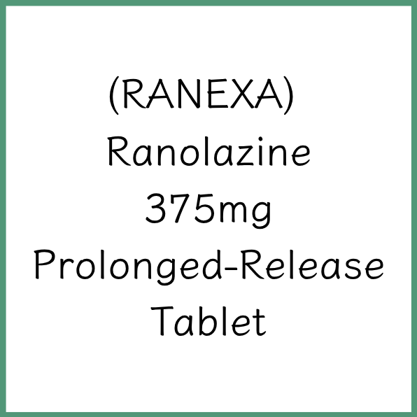RANEXA | Ranolazine 375mg Prolonged-Release Tablet