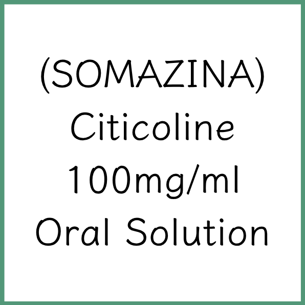 SOMAZINA 甦敏仙 | Citicoline 100mg/ml Oral Solution Bottle 30ml