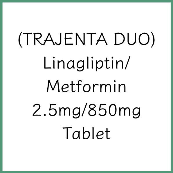 TRAJENTA DUO 糖健達 | Linagliptin/Metformin 2.5mg/850mg Tablet