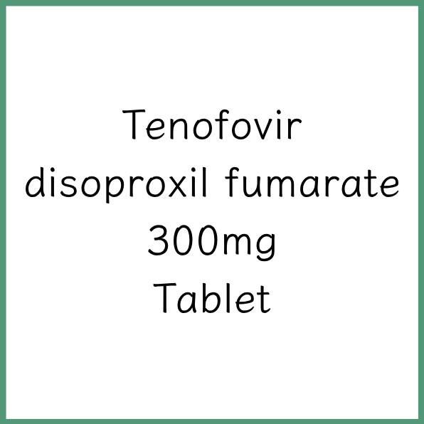 Tenofovir Disoproxil Fumarate 300mg Tablet