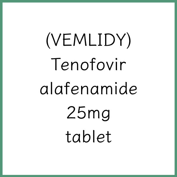 Tenofovir Disoproxil Fumarate 300mg Tablet