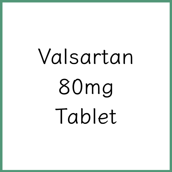 Valsartan 80mg Tablet