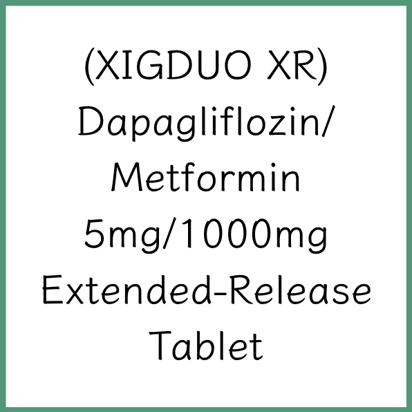 XIGDUO XR 安達釋 | Dapagliflozin/Metformin 5mg/1000mg Extended-Release Tablet